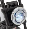 Дитячий акумуляторний мотоцикл Чоппер FASTER Білий + FM Радіо + Аудіо панель + LED