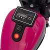 Дитячий акумуляторний мотоцикл Чоппер FASTER Рожевий + FM радіо + Аудіо панель + LED