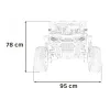 Дитячий акумуляторний позашляховик HONDA 4x4 Зелений
