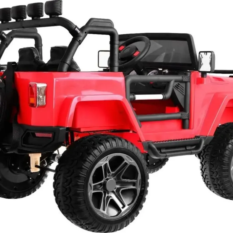 Дитячий акумуляторний позашляховик Jeep Monster 4x4 Червоний Дитячий акумуляторний позашляховик Jeep Monster 4x4 Червоний