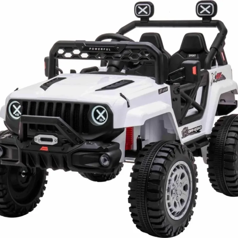 Дитячий акумуляторний позашляховик OFF ROAD Білий