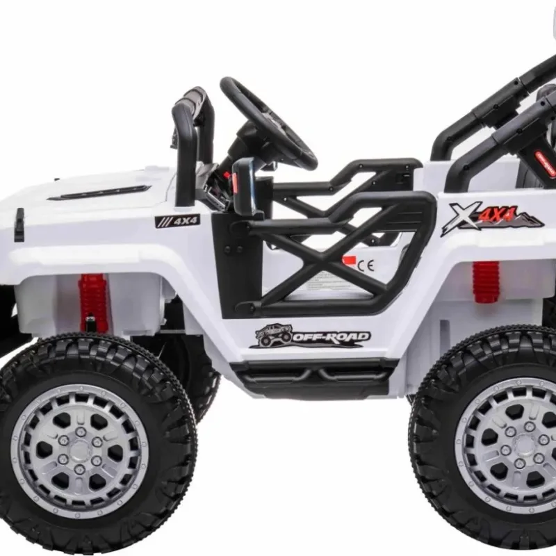 Дитячий акумуляторний позашляховик OFF ROAD Білий