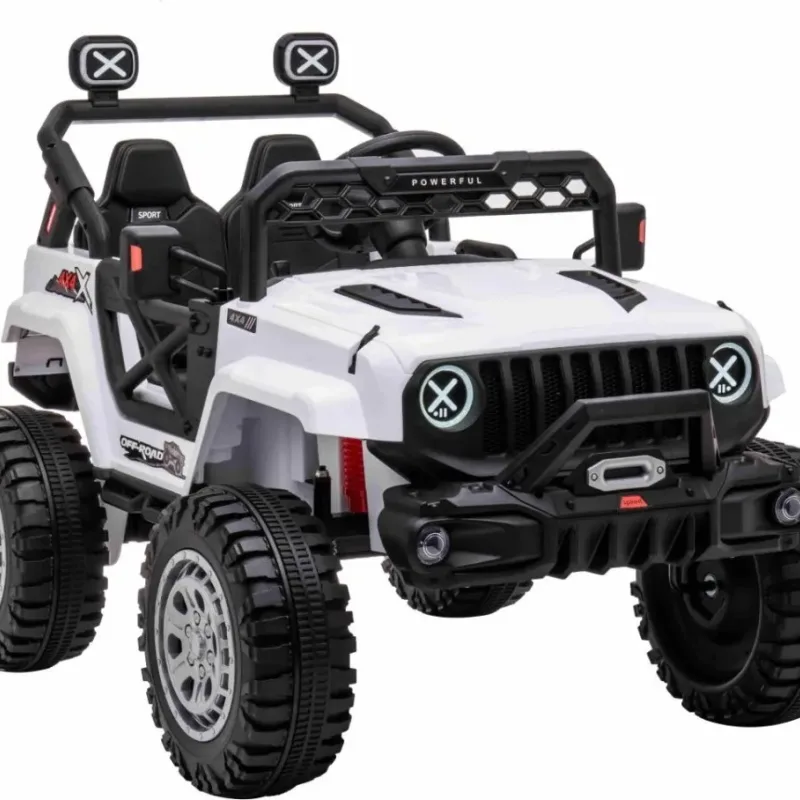 Дитячий акумуляторний позашляховик OFF ROAD Білий