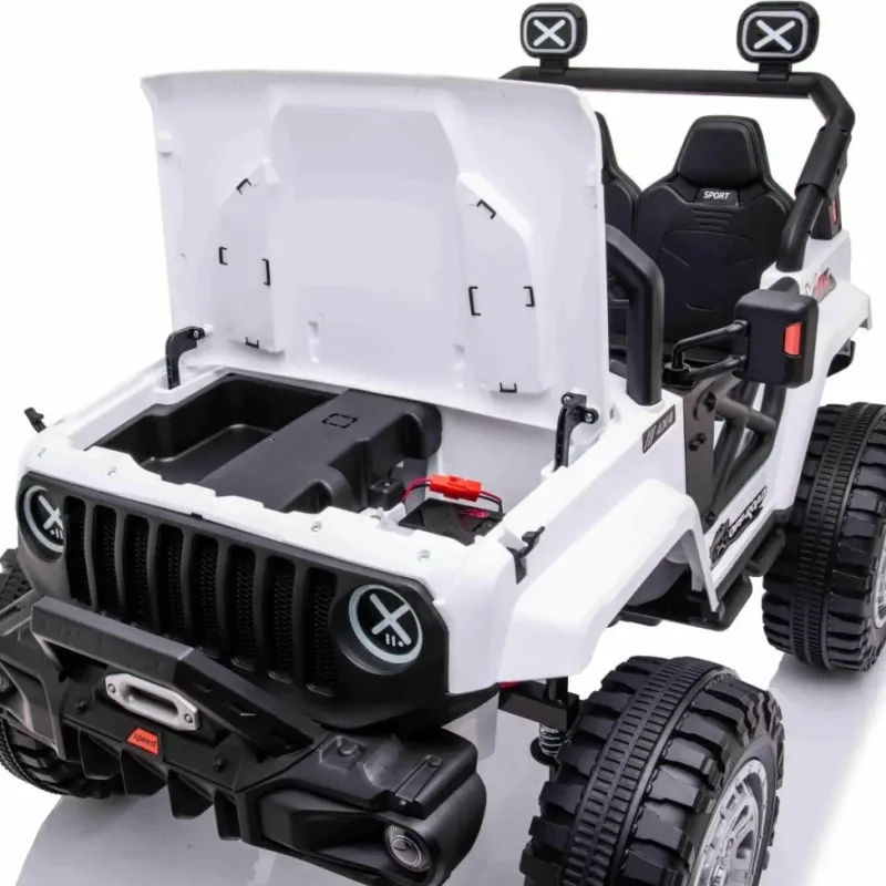 Дитячий акумуляторний позашляховик OFF ROAD Білий
