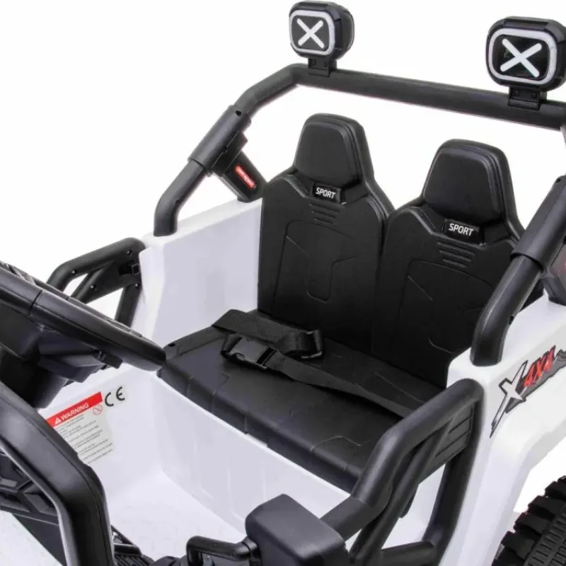 Дитячий акумуляторний позашляховик OFF ROAD Білий
