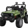 Дитячий акумуляторний позашляховик OFF ROAD Зелений