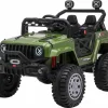 Дитячий акумуляторний позашляховик OFF ROAD Зелений