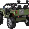 Дитячий акумуляторний позашляховик OFF ROAD Зелений