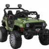 Дитячий акумуляторний позашляховик OFF ROAD Зелений