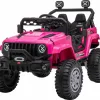 Дитячий акумуляторний позашляховик OFF ROAD Рожевий Дитячий акумуляторний позашляховик OFF ROAD Рожевий