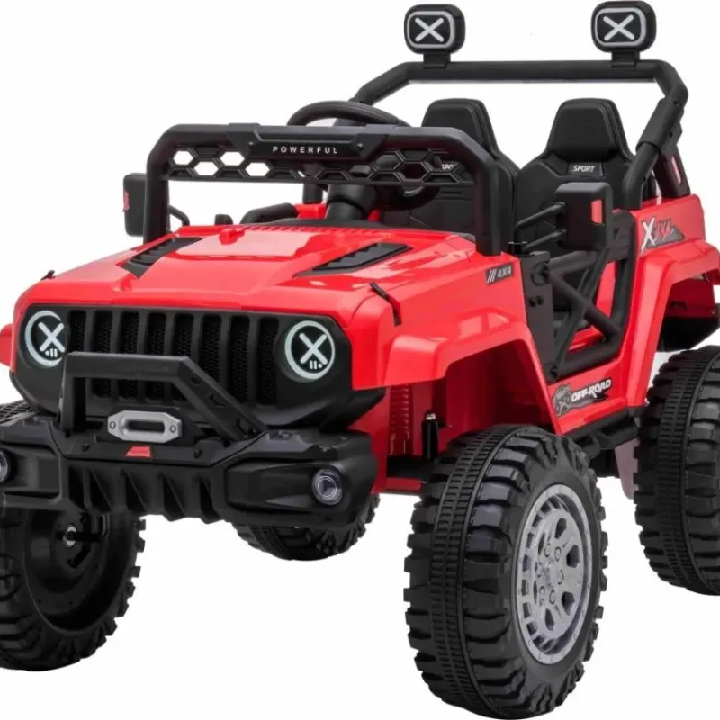 Дитячий акумуляторний позашляховик OFF ROAD Червоний