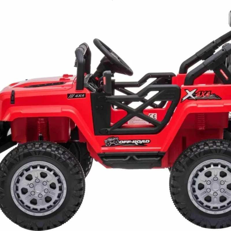 Дитячий акумуляторний позашляховик OFF ROAD Червоний