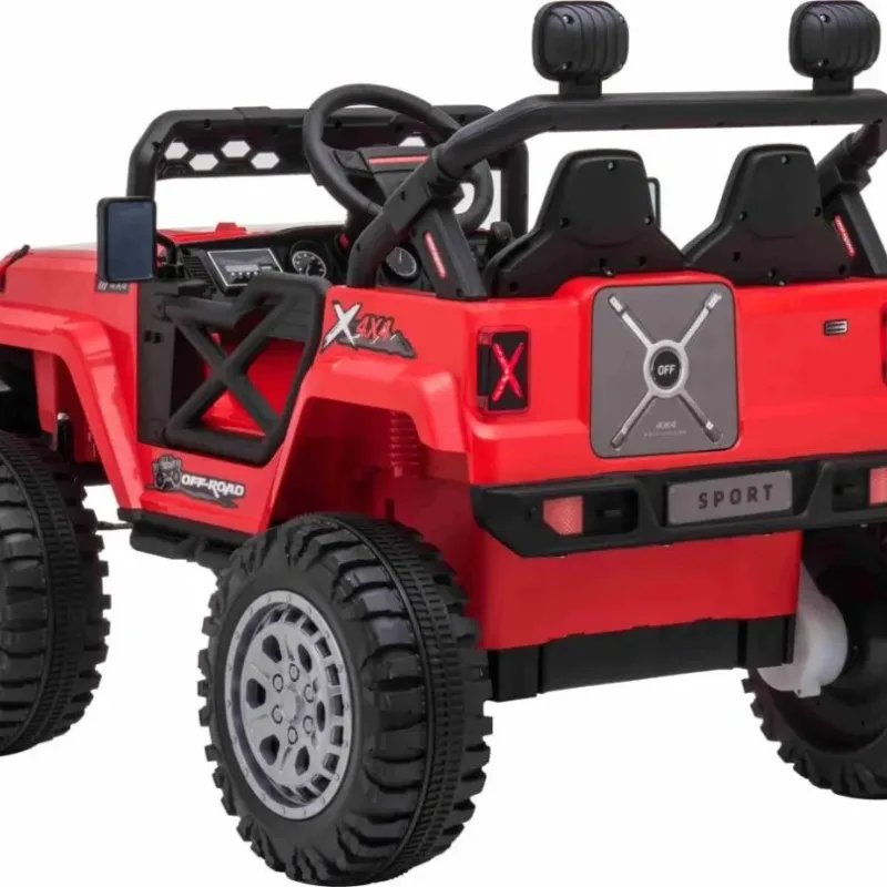 Дитячий акумуляторний позашляховик OFF ROAD Червоний