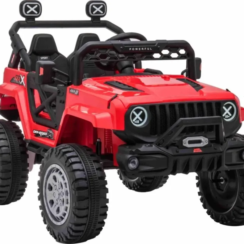 Дитячий акумуляторний позашляховик OFF ROAD Червоний
