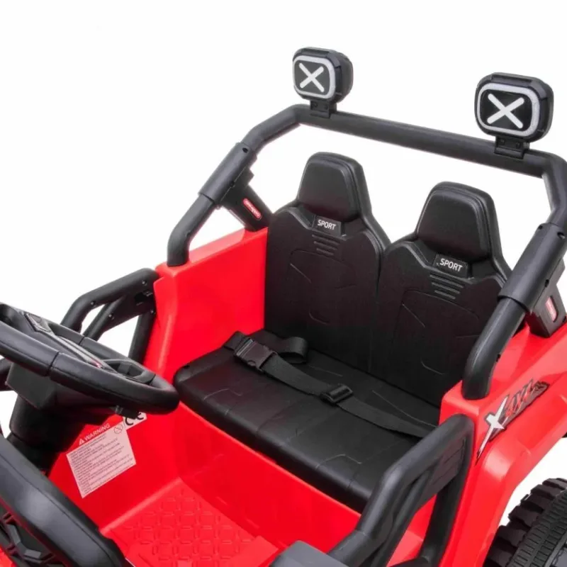 Дитячий акумуляторний позашляховик OFF ROAD Червоний