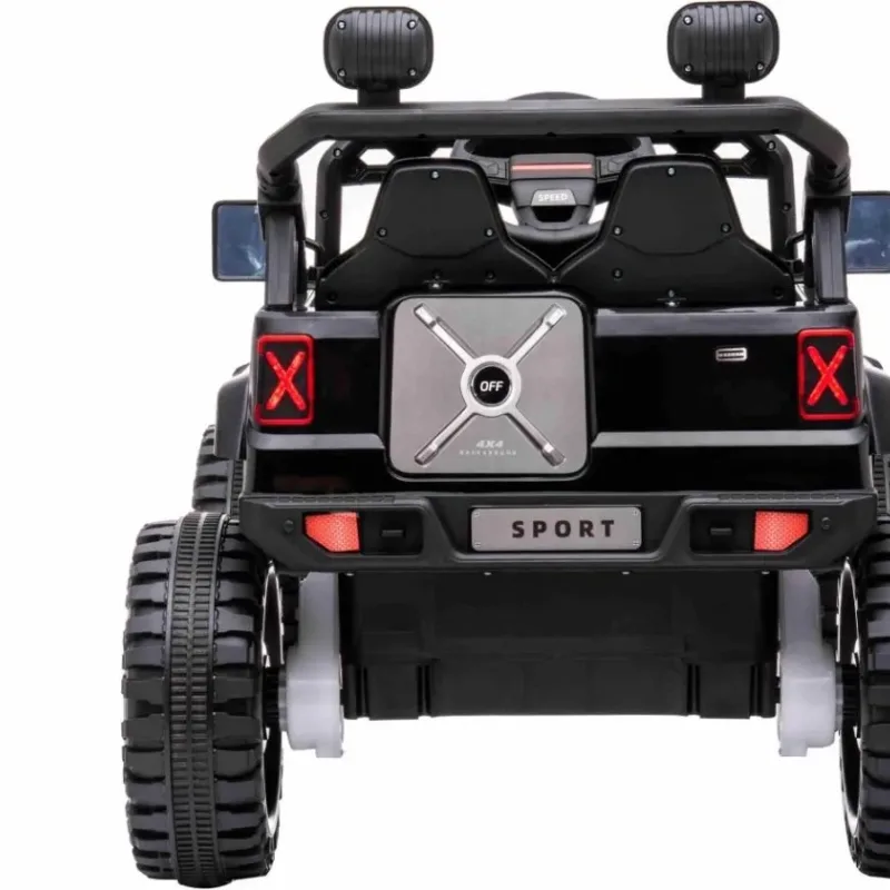 Дитячий акумуляторний позашляховик OFF ROAD Чорний