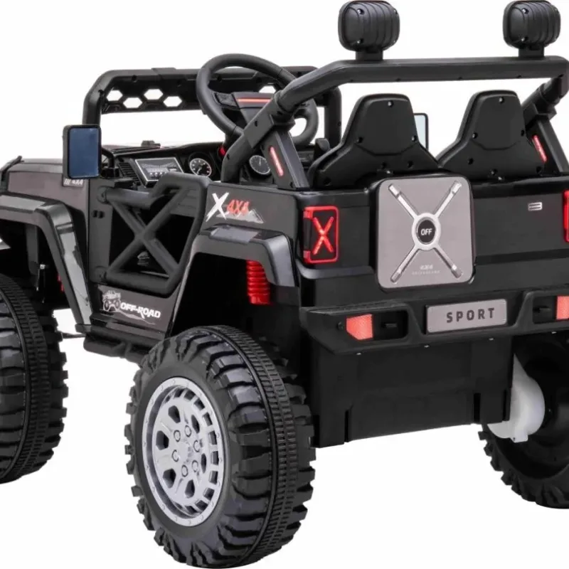 Дитячий акумуляторний позашляховик OFF ROAD Чорний