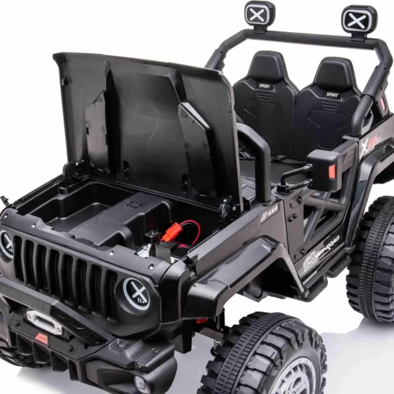 Дитячий акумуляторний позашляховик OFF ROAD Чорний
