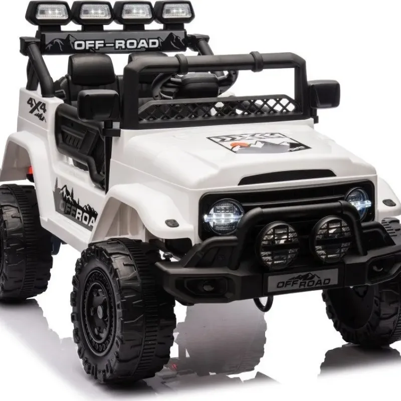 Дитячий акумуляторний позашляховик Off-Road CLIMBER Білий Дитячий акумуляторний позашляховик Off-Road CLIMBER Білий