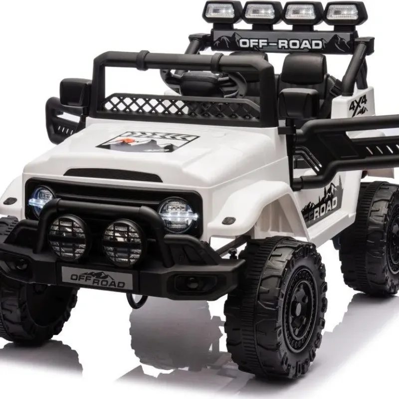 Дитячий акумуляторний позашляховик Off-Road CLIMBER Білий Дитячий акумуляторний позашляховик Off-Road CLIMBER Білий