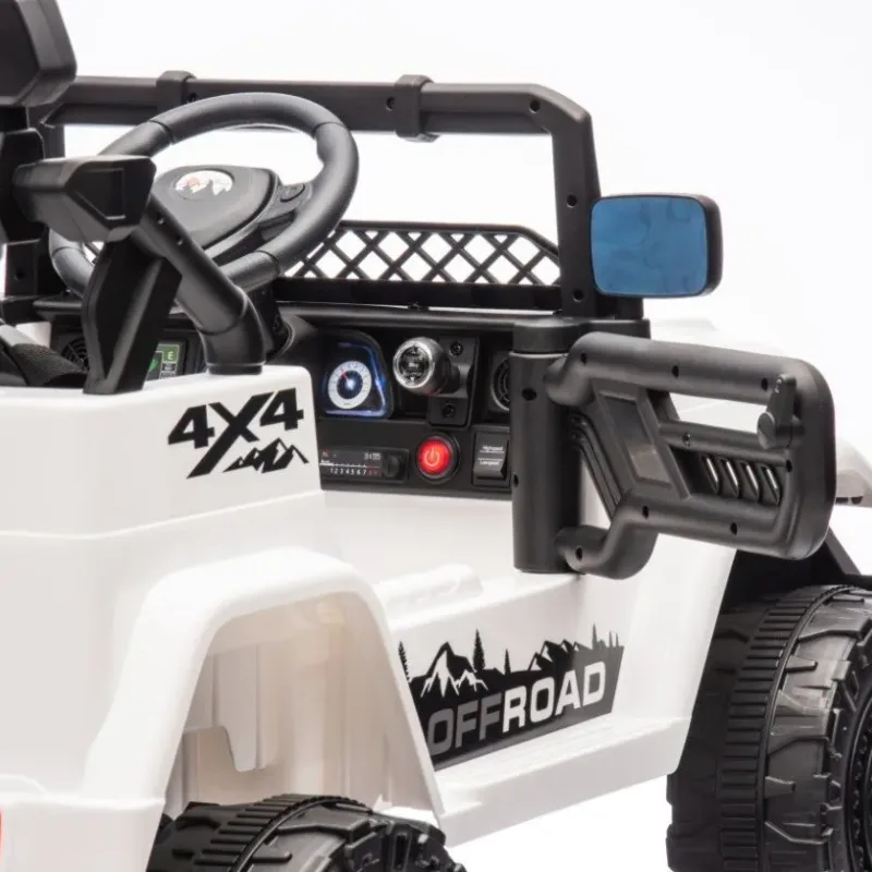 Дитячий акумуляторний позашляховик Off-Road CLIMBER Білий Дитячий акумуляторний позашляховик Off-Road CLIMBER Білий