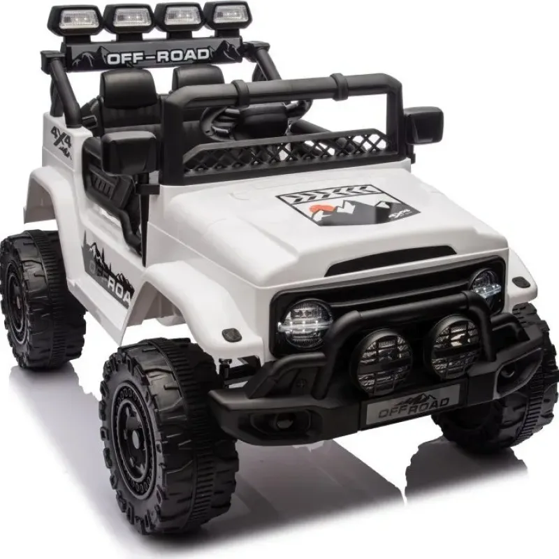 Дитячий акумуляторний позашляховик Off-Road CLIMBER Білий Дитячий акумуляторний позашляховик Off-Road CLIMBER Білий