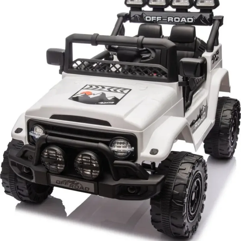 Дитячий акумуляторний позашляховик Off-Road CLIMBER Білий Дитячий акумуляторний позашляховик Off-Road CLIMBER Білий