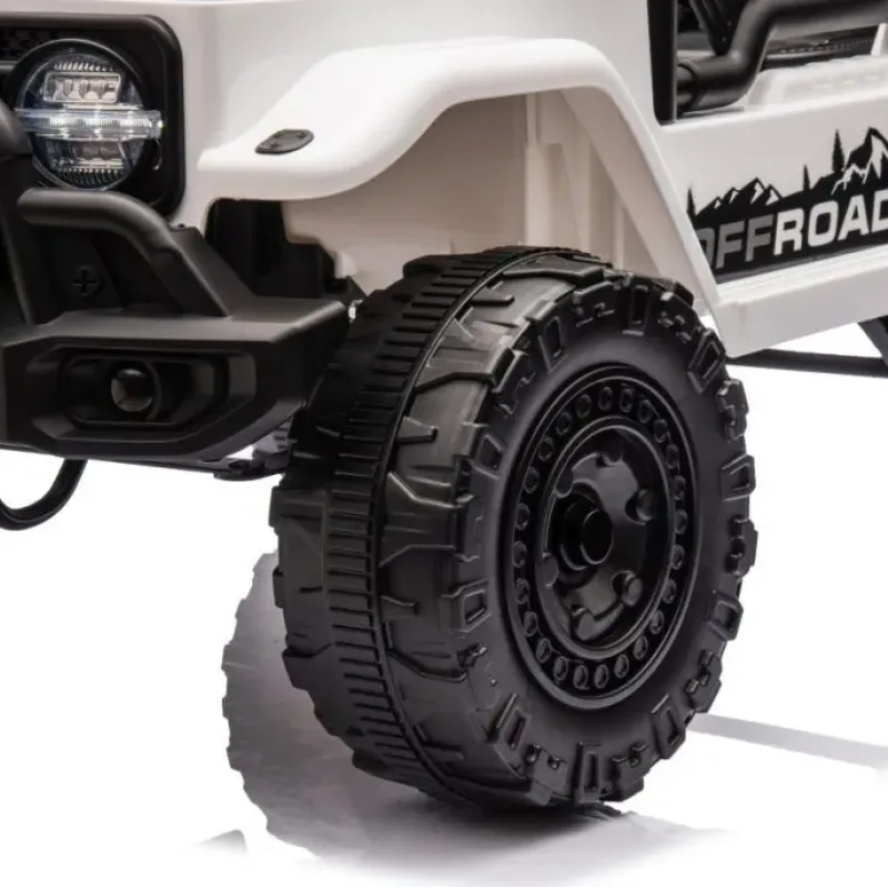 Дитячий акумуляторний позашляховик Off-Road CLIMBER Білий Дитячий акумуляторний позашляховик Off-Road CLIMBER Білий