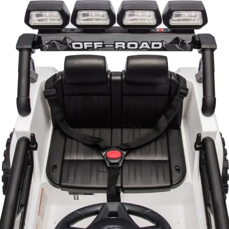 Дитячий акумуляторний позашляховик Off-Road CLIMBER Білий Дитячий акумуляторний позашляховик Off-Road CLIMBER Білий