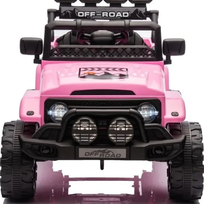 Дитячий акумуляторний позашляховик Off-Road CLIMBER Рожевий Дитячий акумуляторний позашляховик Off-Road CLIMBER Рожевий