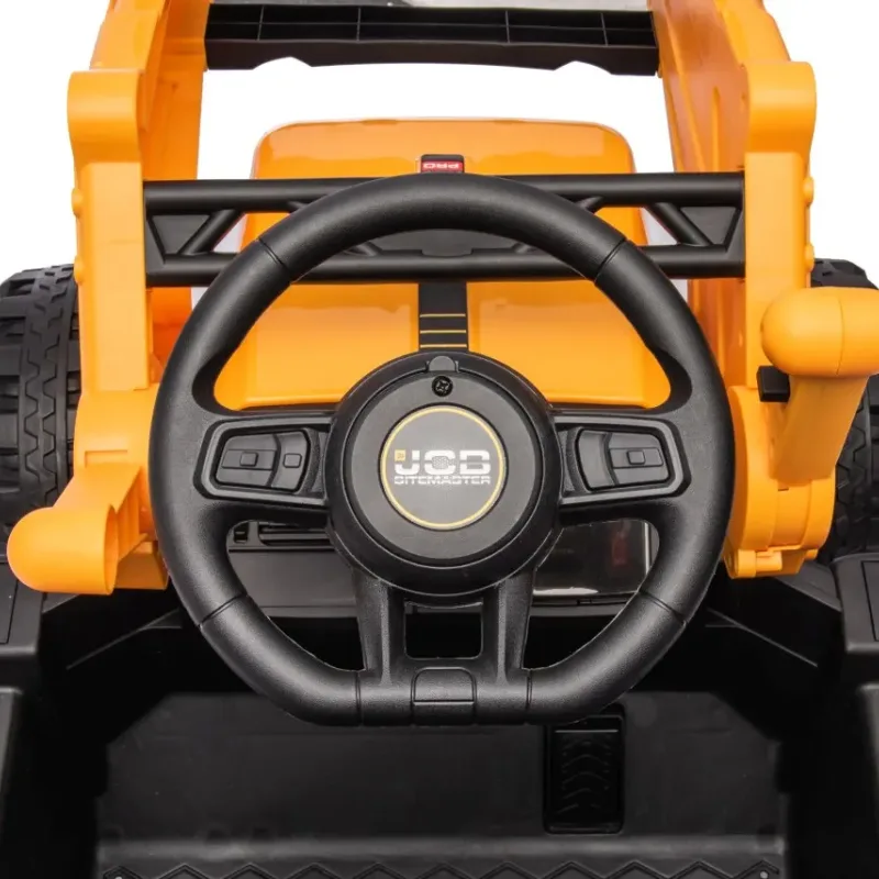 Дитячий акумуляторний трактор JCB Excavator Жовтий