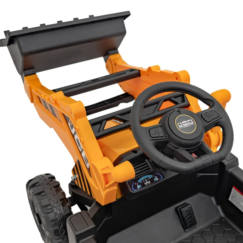 Дитячий акумуляторний трактор JCB Excavator Жовтий