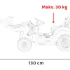 Дитячий акумуляторний трактор JCB Excavator Жовтий