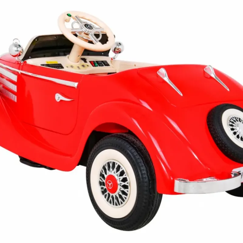 Дитячий акумулятрний автомобіль Mercedes Benz Retro 540A Червоний Дитячий акумулятрний автомобіль Mercedes Benz Retro 540A Червоний