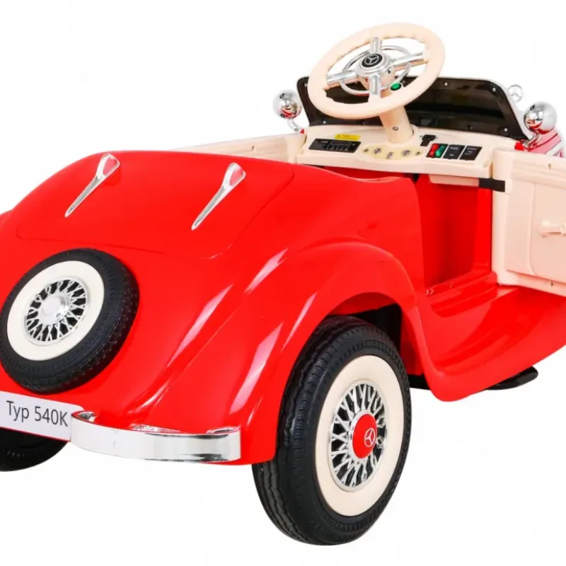Дитячий акумулятрний автомобіль Mercedes Benz Retro 540A Червоний Дитячий акумулятрний автомобіль Mercedes Benz Retro 540A Червоний