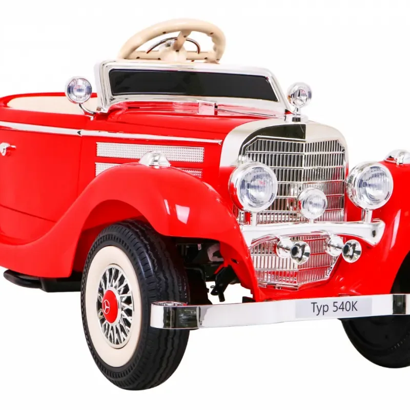 Дитячий акумулятрний автомобіль Mercedes Benz Retro 540A Червоний Дитячий акумулятрний автомобіль Mercedes Benz Retro 540A Червоний