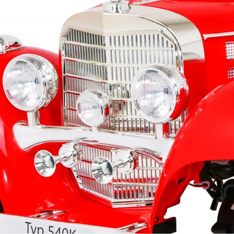 Дитячий акумулятрний автомобіль Mercedes Benz Retro 540A Червоний Дитячий акумулятрний автомобіль Mercedes Benz Retro 540A Червоний