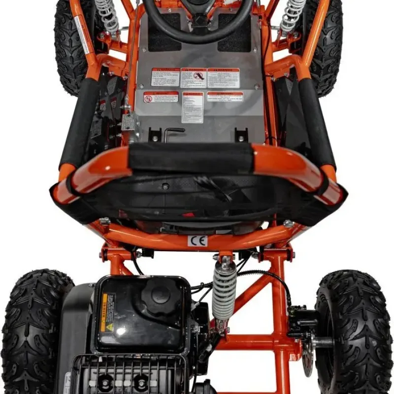Дитячий бензиновий картинг Gokart MUD MONSTER Помаранчевий