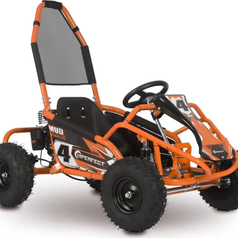 Дитячий бензиновий картинг Gokart MUD MONSTER Помаранчевий