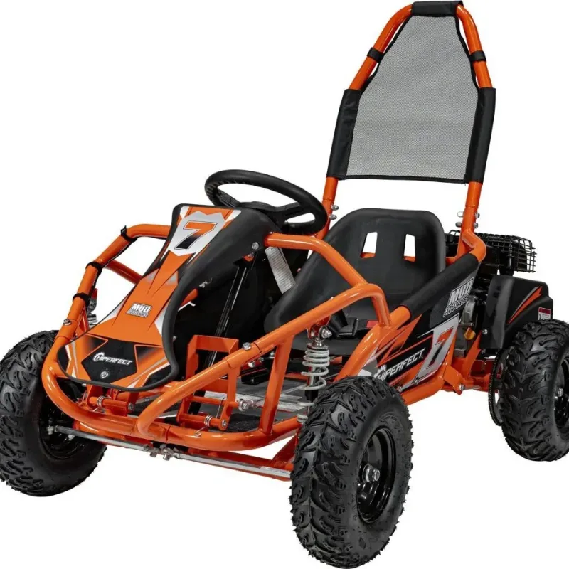 Дитячий бензиновий картинг Gokart MUD MONSTER Помаранчевий