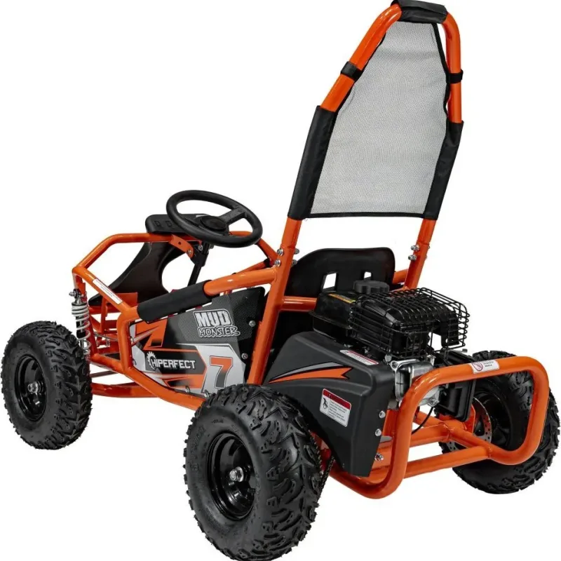 Дитячий бензиновий картинг Gokart MUD MONSTER Помаранчевий
