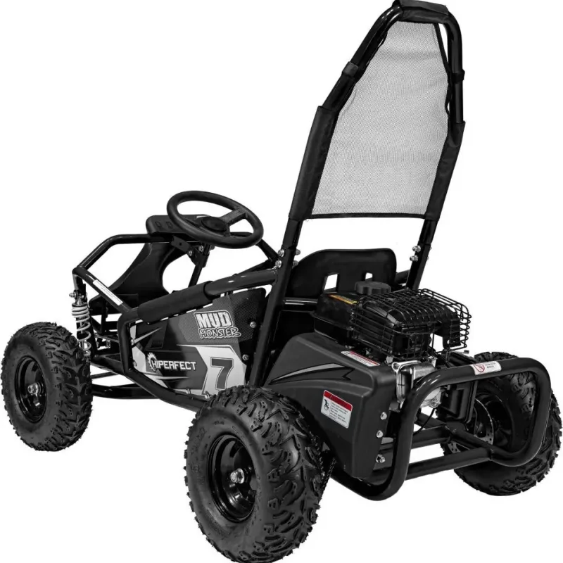 Дитячий бензиновий картинг Gokart MUD MONSTER Чорний