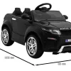 Дитячий електромобіль Rapid Racer Black + Пульт + Вільний старт + EVA + MP3 LED