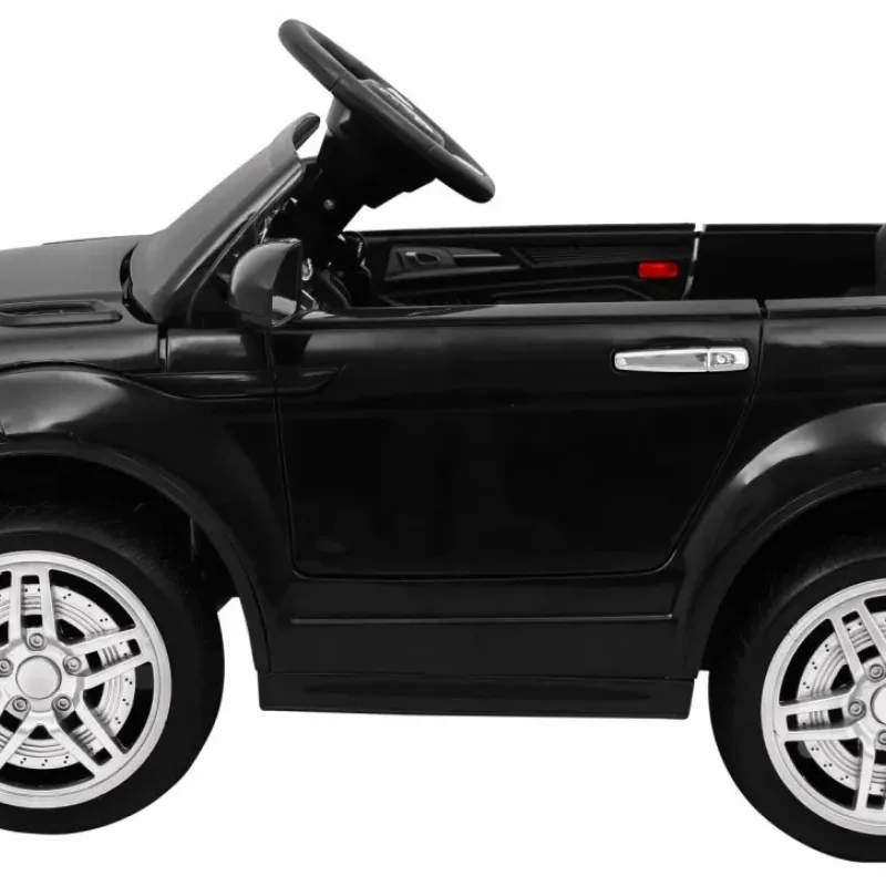 Дитячий електромобіль Rapid Racer Black + Пульт + Вільний старт + EVA + MP3 LED