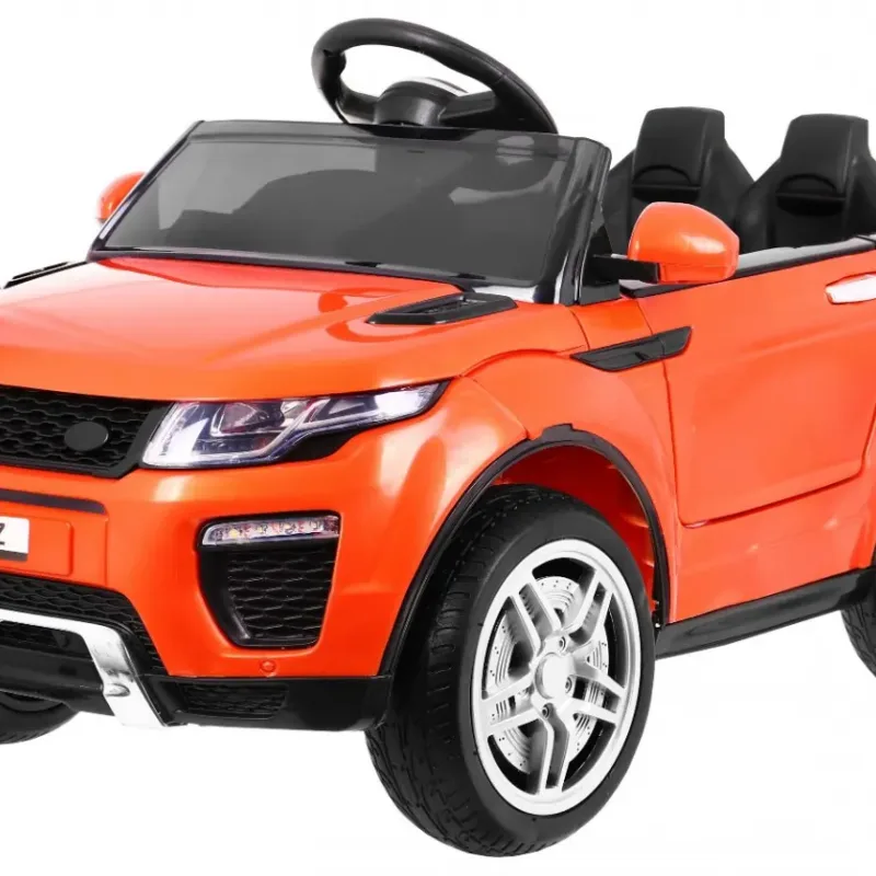 Дитячий електромобіль Rapid Racer Помаранчевий + Пульт + Вільний старт + EVA + MP3 LED