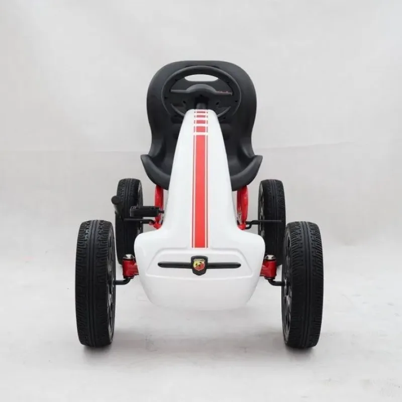 Дитячий педальний картинг ABARTH Білий