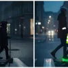 Дитячий самокат триколісний Ricokids Glow бірюзовий