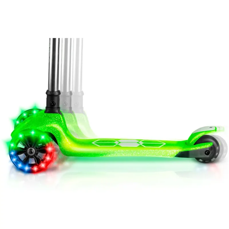 Дитячий самокат триколісний Ricokids Jelly зелений
