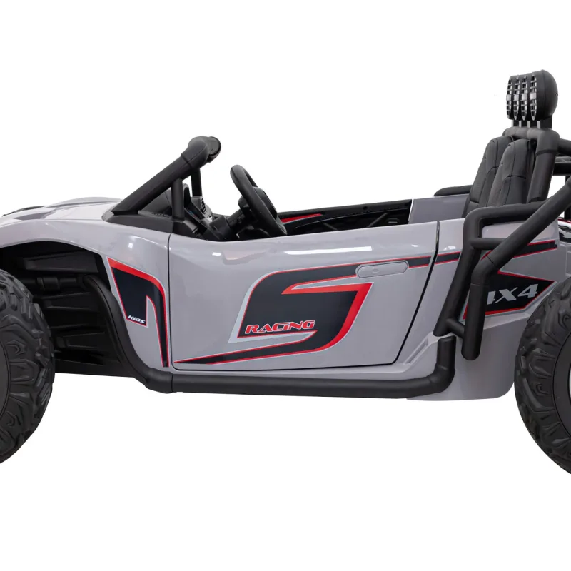 Машинка Buggy Racing 5 на акумуляторі для дітей +3. Сірий + Двигуни 2х200Вт + Пульт + Повільний Старт Машинка Buggy Racing 5 на акумуляторі для дітей +3. Сірий + Двигуни 2х200Вт + Пульт + Повільний Старт