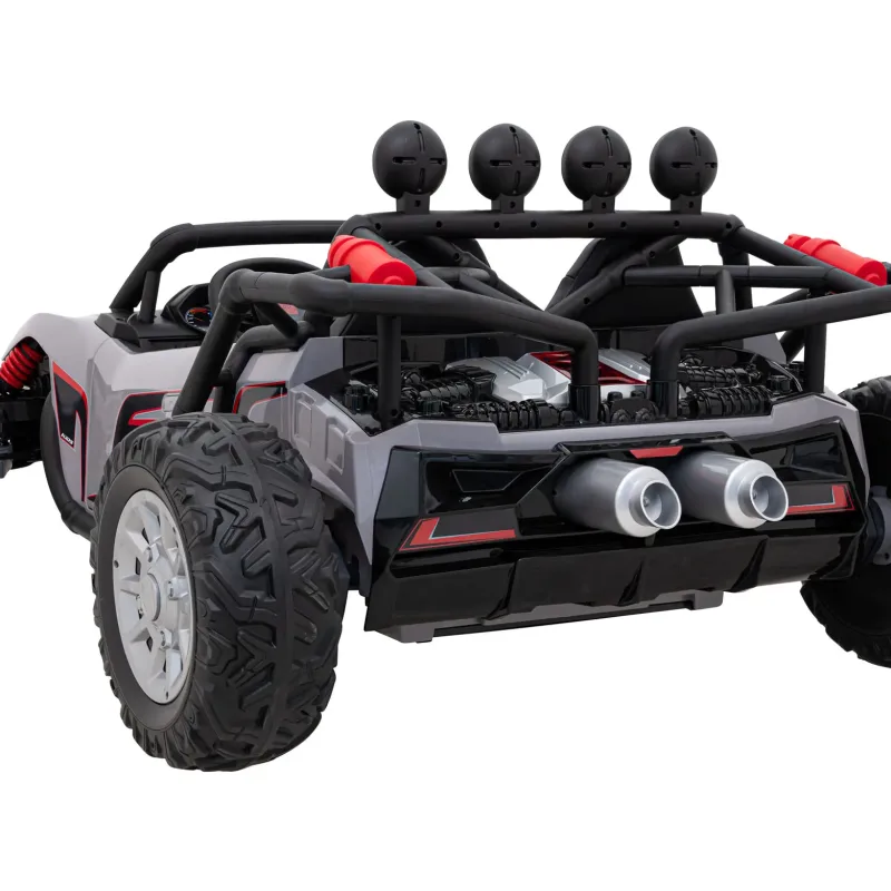 Машинка Buggy Racing 5 на акумуляторі для дітей +3. Сірий + Двигуни 2х200Вт + Пульт + Повільний Старт Машинка Buggy Racing 5 на акумуляторі для дітей +3. Сірий + Двигуни 2х200Вт + Пульт + Повільний Старт